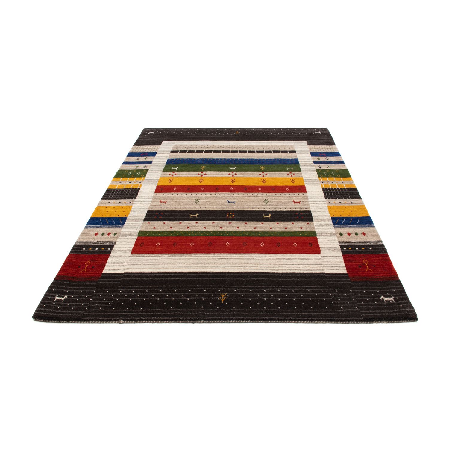 Gabbeh Rug - Loribaft Perser - 202 x 142 cm - multicolored