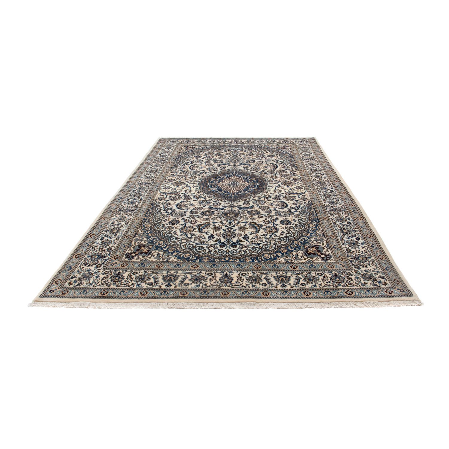 Tapis persan - Nain - 297 x 199 cm - beige