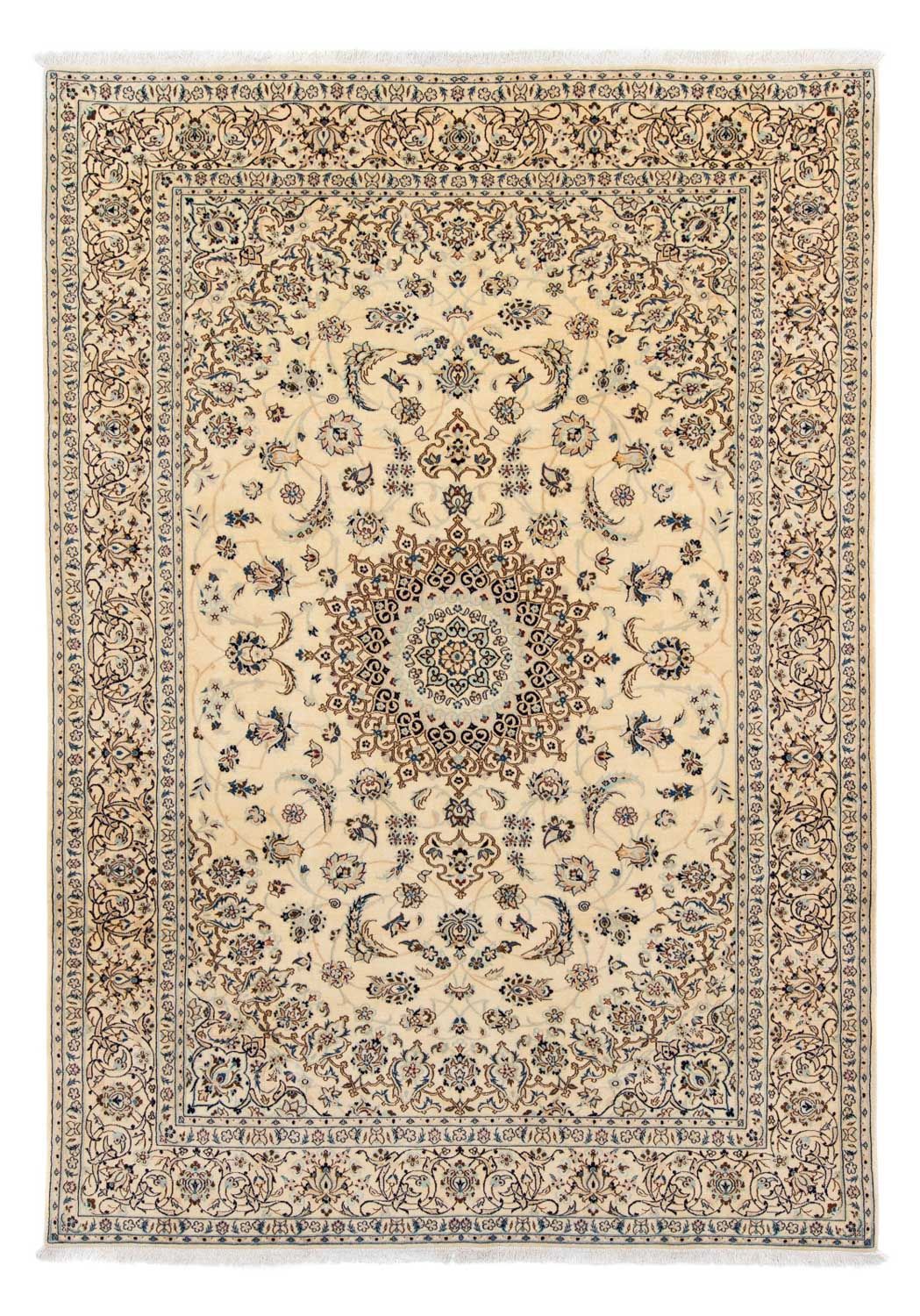 Persisk tæppe - Nain - 299 x 199 cm - beige