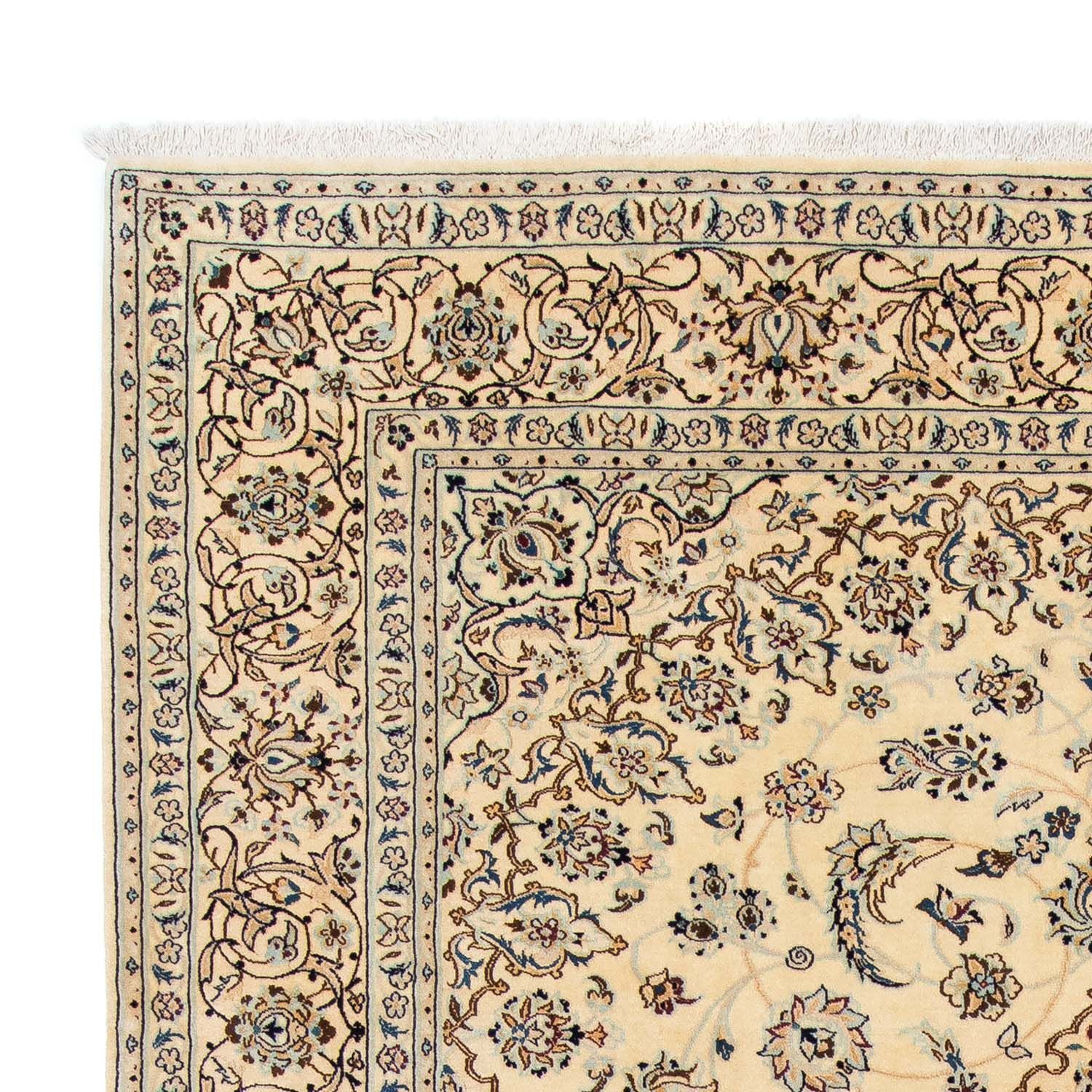 Tapis persan - Nain - 299 x 199 cm - beige