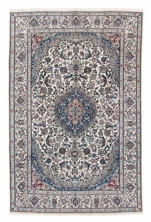 Tapis persan - Nain - 283 x 200 cm - beige