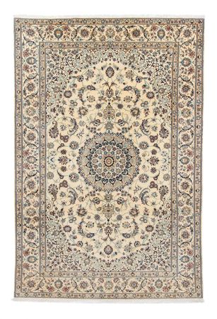 Perzisch tapijt - Nain - 304 x 200 cm - beige