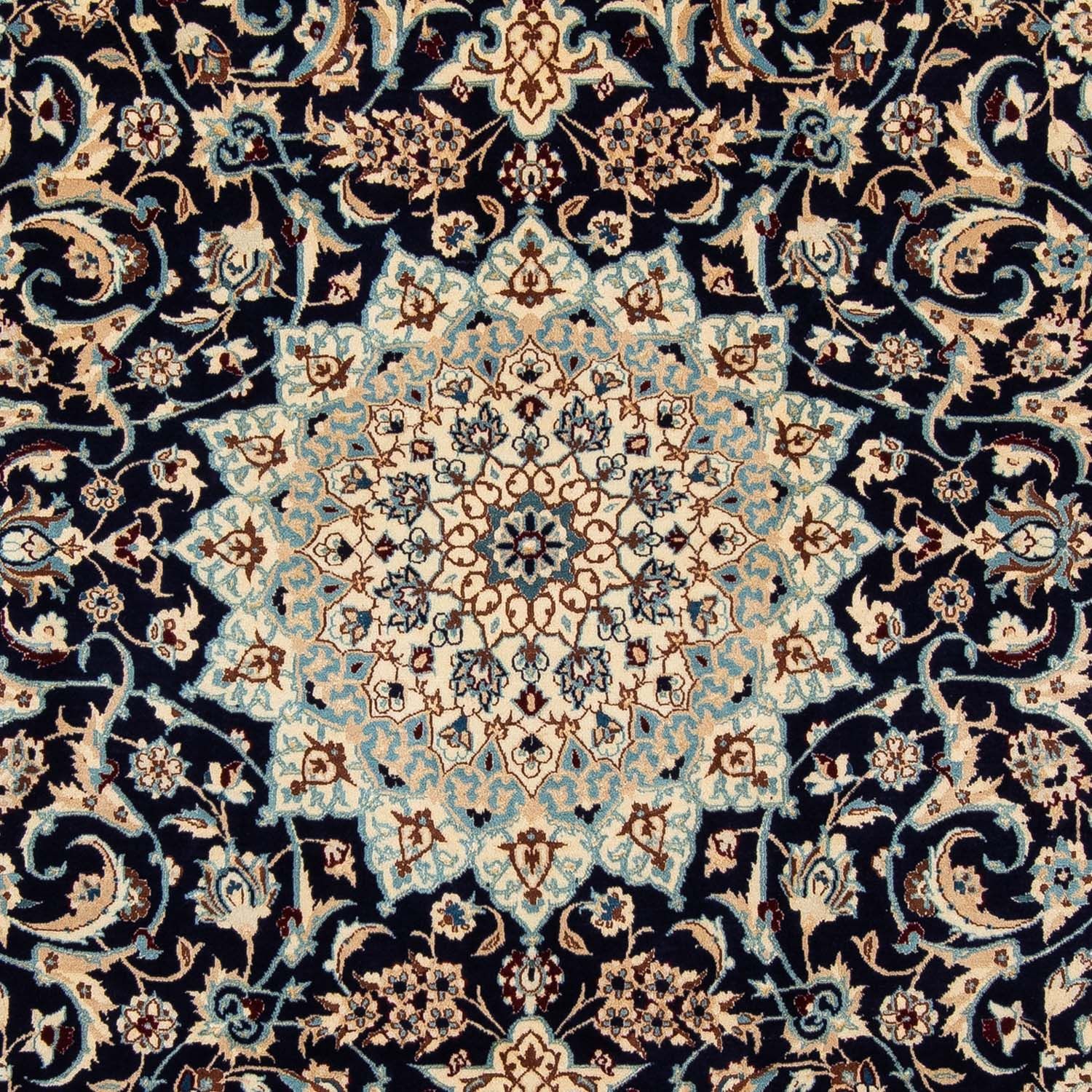 Tapis persan - Nain - 302 x 199 cm - noir