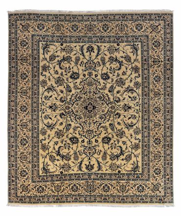 Tapis persan - Nain - Royal - 300 x 248 cm - beige