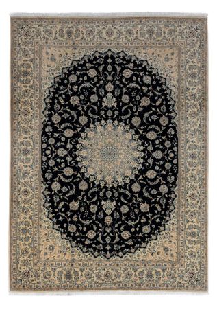 Alfombra Persa - Nain - Real - 344 x 250 cm - negro