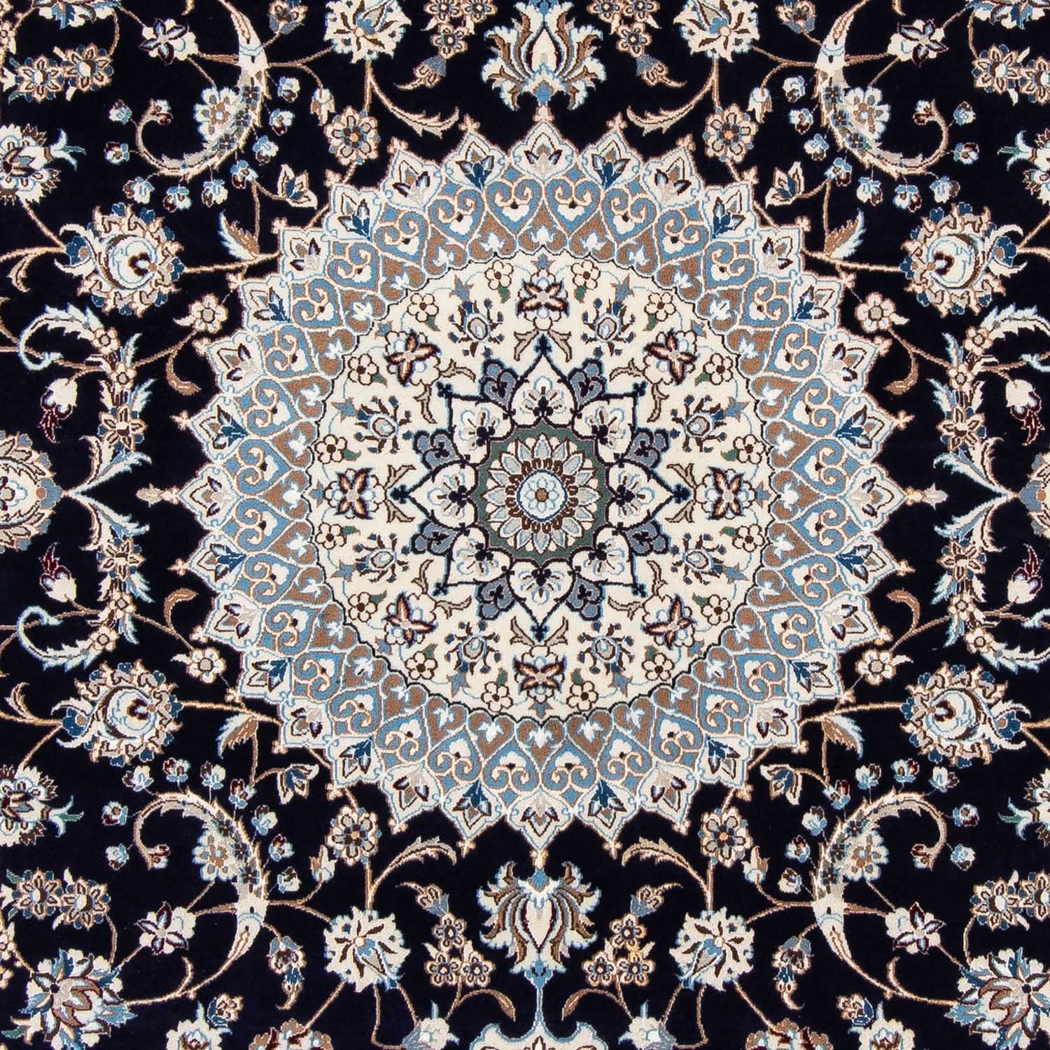 Alfombra Persa - Nain - Real - 306 x 203 cm - negro