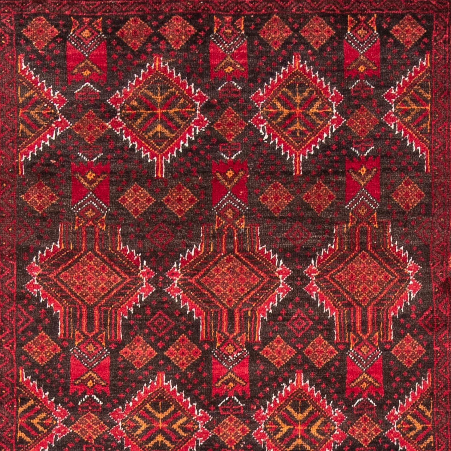 Tapis de couloir Tapis Belutsch - 194 x 105 cm - rouge