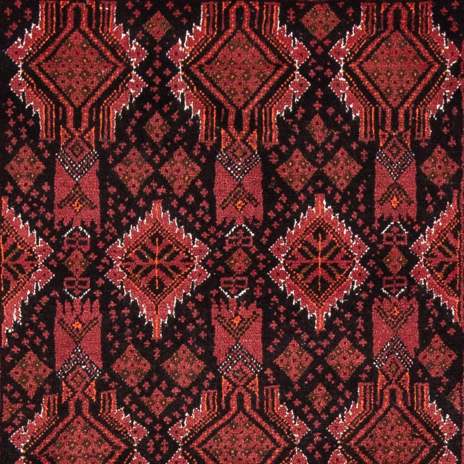 Tappeto corsia Tappeto Belutsch - 199 x 105 cm - rosso