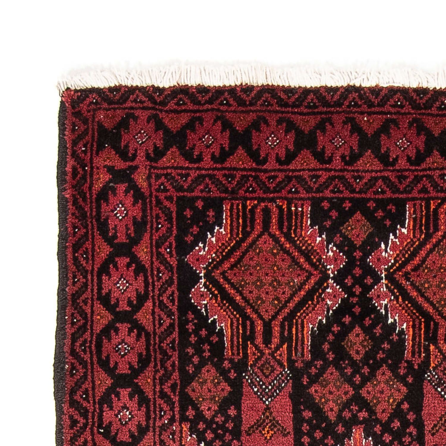 Runner Belutsch Rug - 199 x 105 cm - red