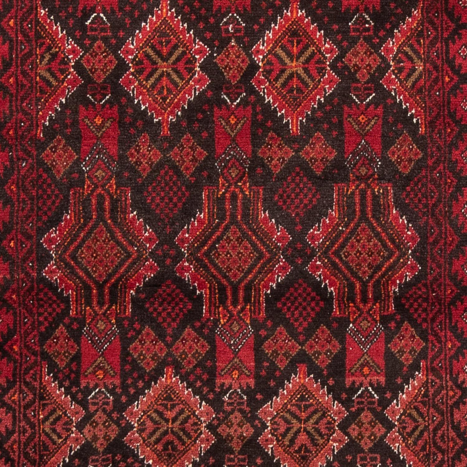 Tapis de couloir Tapis Belutsch - 195 x 102 cm - rouge