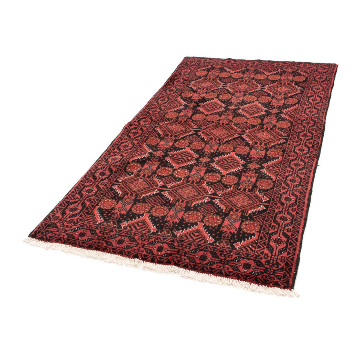 Loper Baluch tapijt - 187 x 99 cm - rood