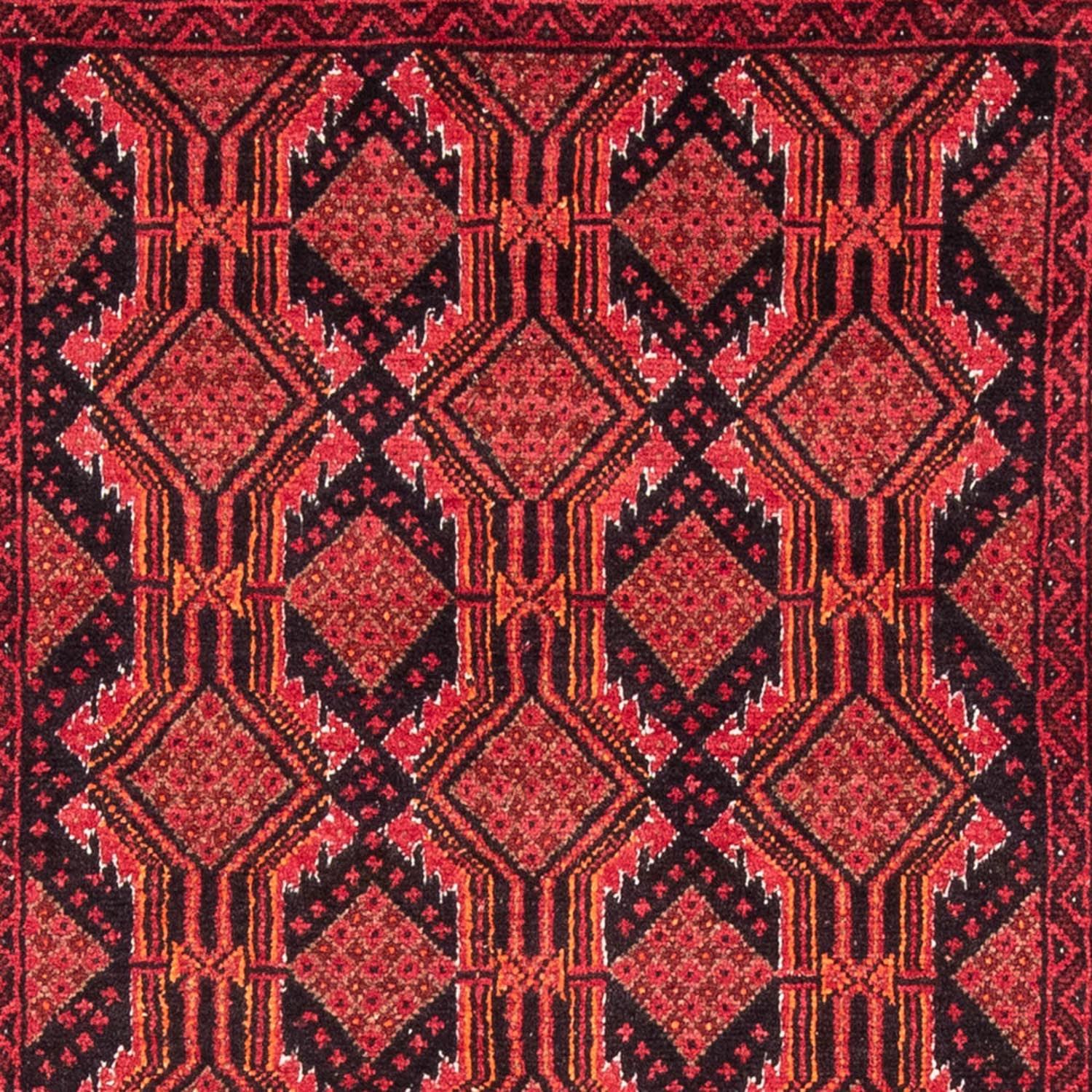 Tapis de couloir Tapis Belutsch - 195 x 104 cm - rouge