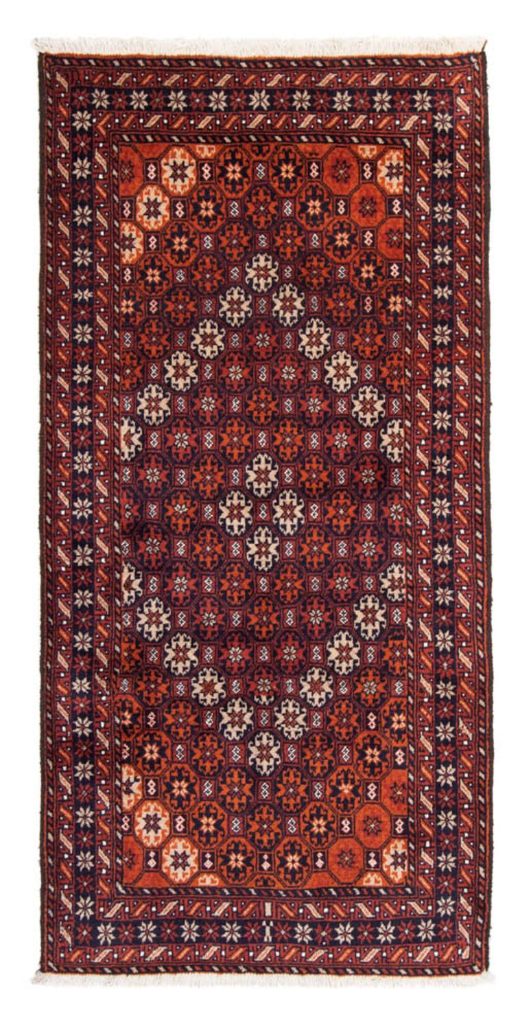 Loper Baluch tapijt - 217 x 110 cm - roest