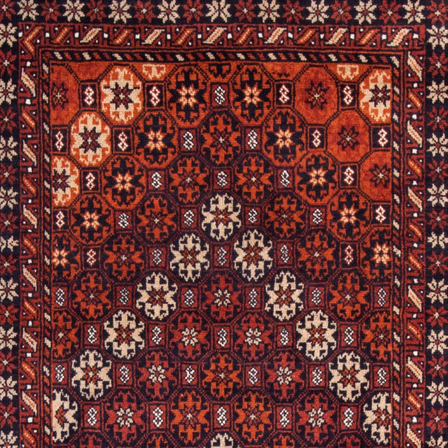 Loper Baluch tapijt - 217 x 110 cm - roest