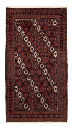 Runner Belutsch Rug - 186 x 102 cm - dark red