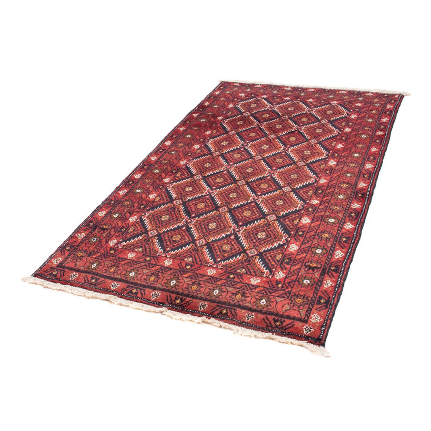 Loper Baluch tapijt - 184 x 105 cm - rood