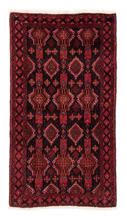 Loper Baluch tapijt - 182 x 100 cm - donkerrood