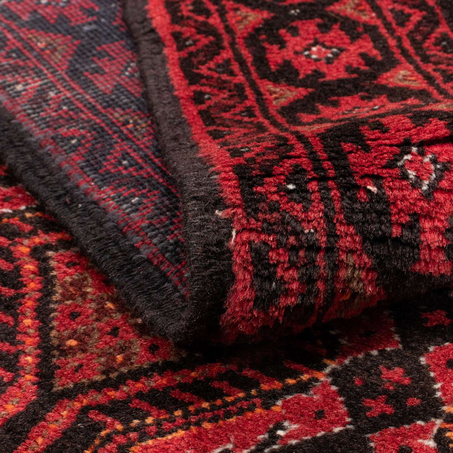 Runner Balúčský koberec - 181 x 102 cm - červená