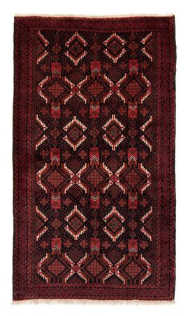 Runner Belutsch Rug - 206 x 113 cm - dark red