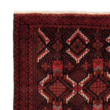 Runner Belutsch Rug - 206 x 113 cm - dark red