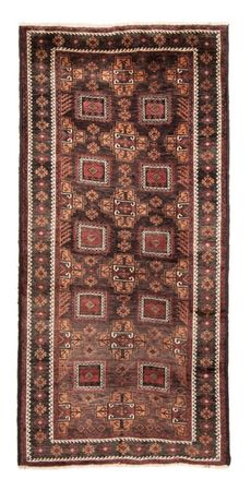 Tapis de couloir Tapis Belutsch - 223 x 111 cm - chocolat clair