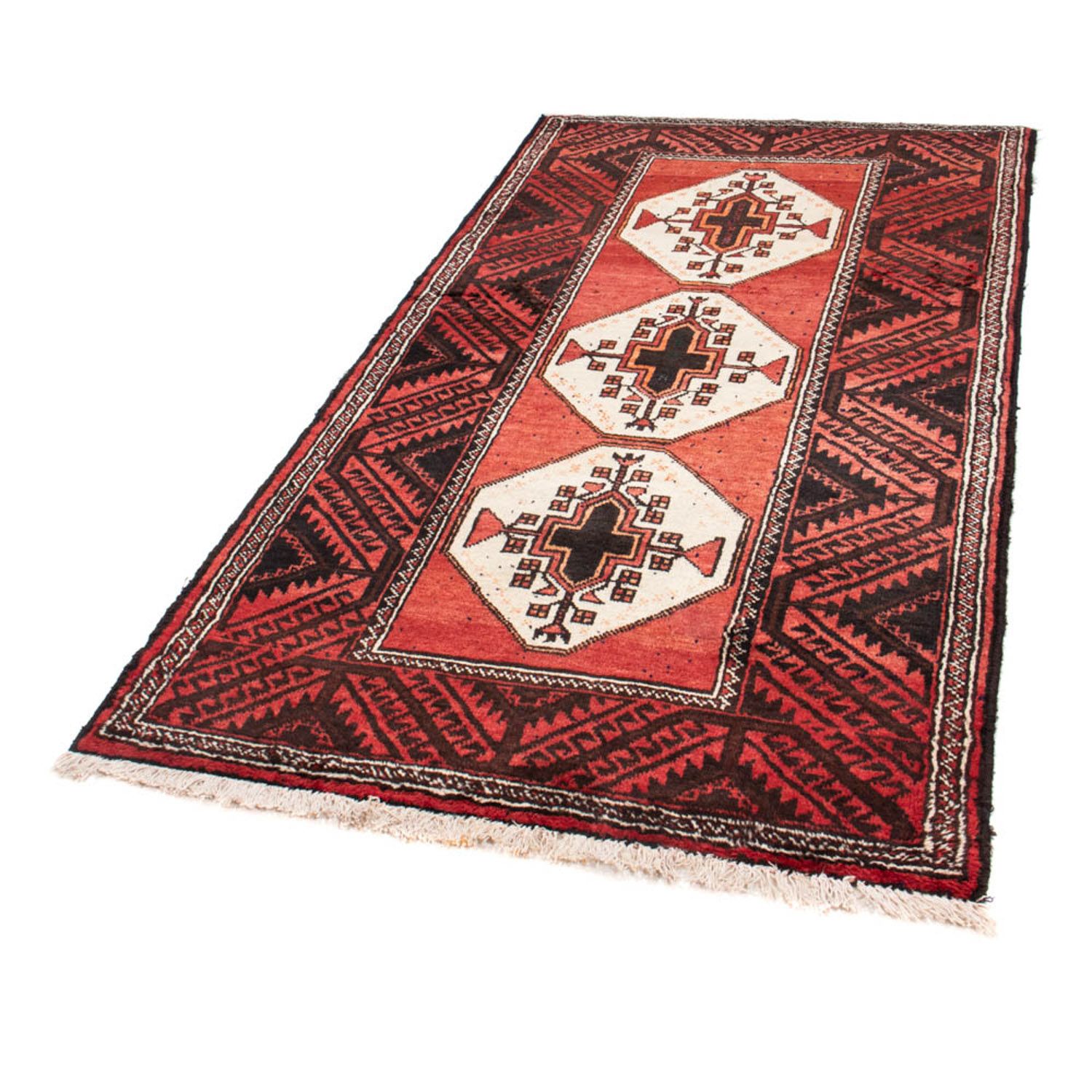 Tapis de couloir Tapis Belutsch - 189 x 101 cm - rouge