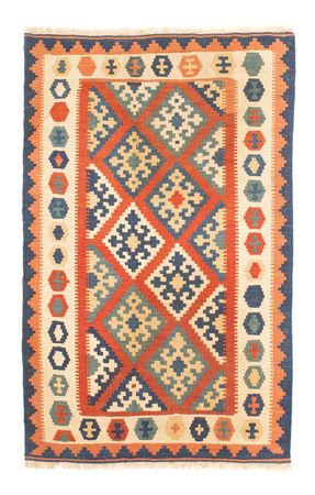 Kelim Carpet - orientalisk matta - 150 x 97 cm - röd