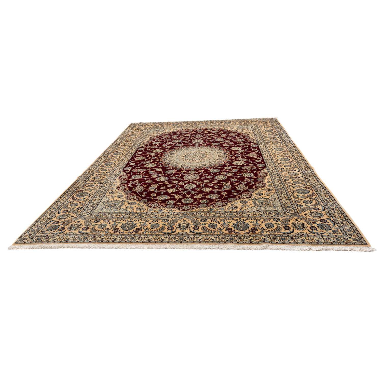 Persisk teppe - Nain - Royal - 345 x 248 cm - svart