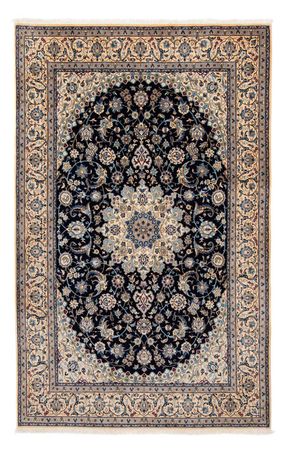 Tapis persan - Nain - Royal - 308 x 200 cm - noir