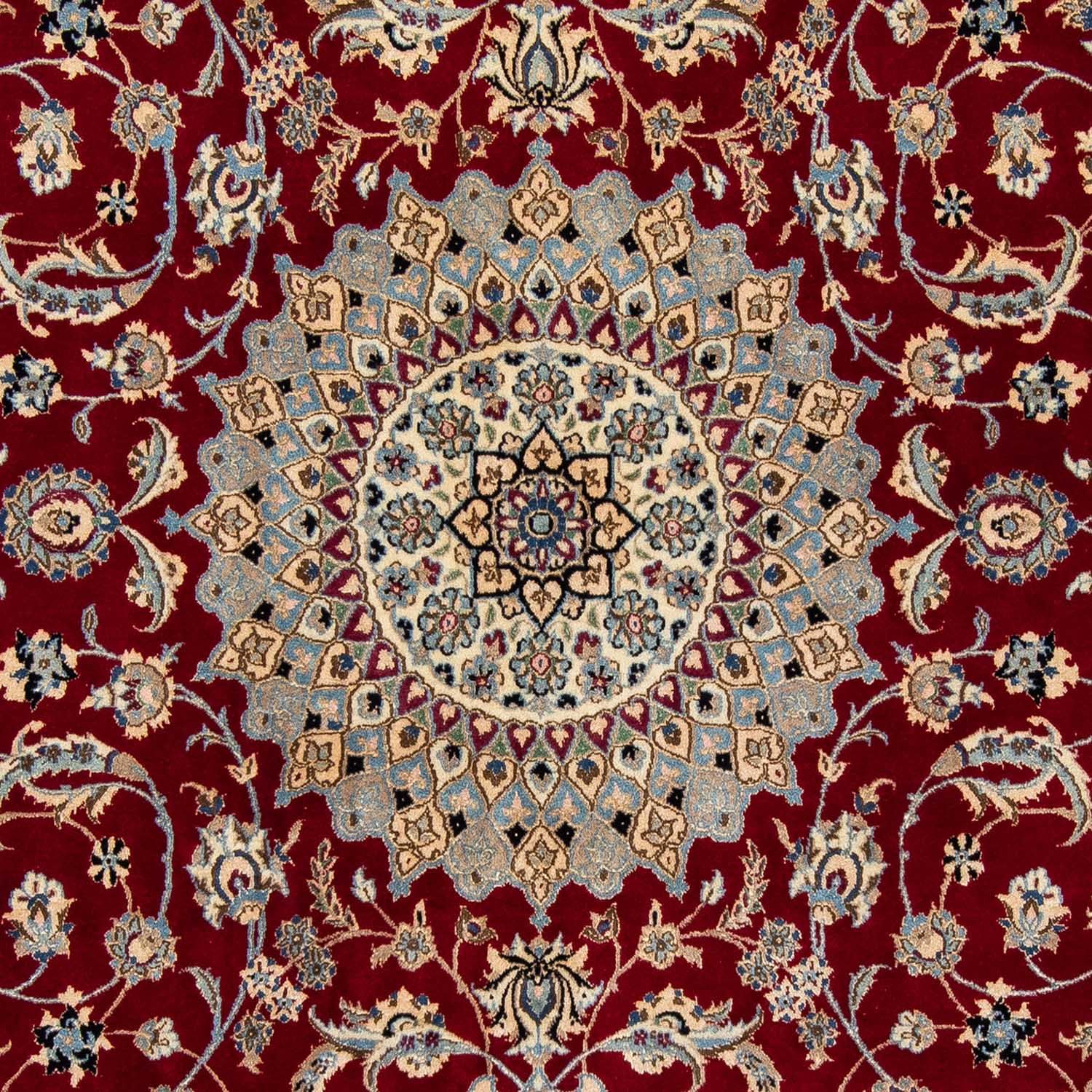 Tapis persan - Nain - Royal - 295 x 203 cm - rouge