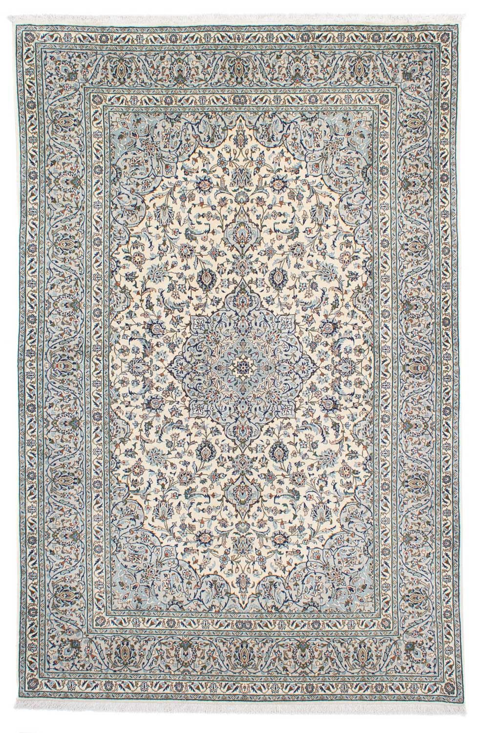 Tapis persan - Keshan - 294 x 198 cm - beige