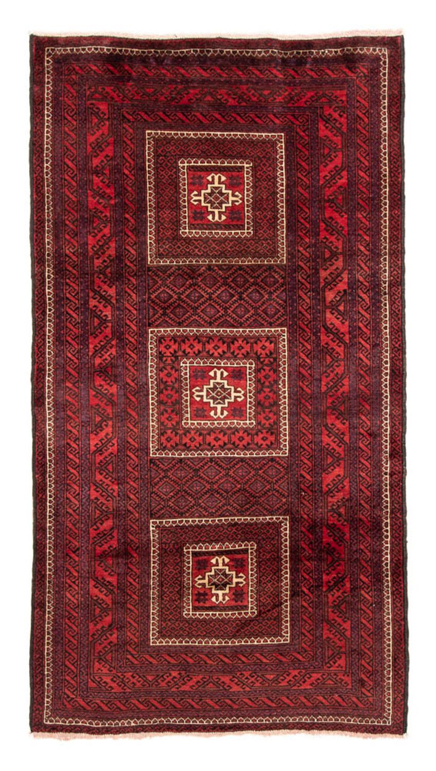 Tapis de couloir Tapis Belutsch - 202 x 108 cm - rouge