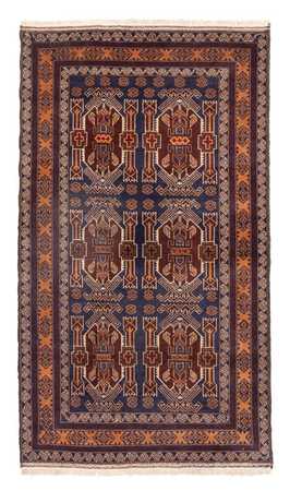 Alfombra de pasillo Alfombra Belutsch - 184 x 107 cm - azul oscuro