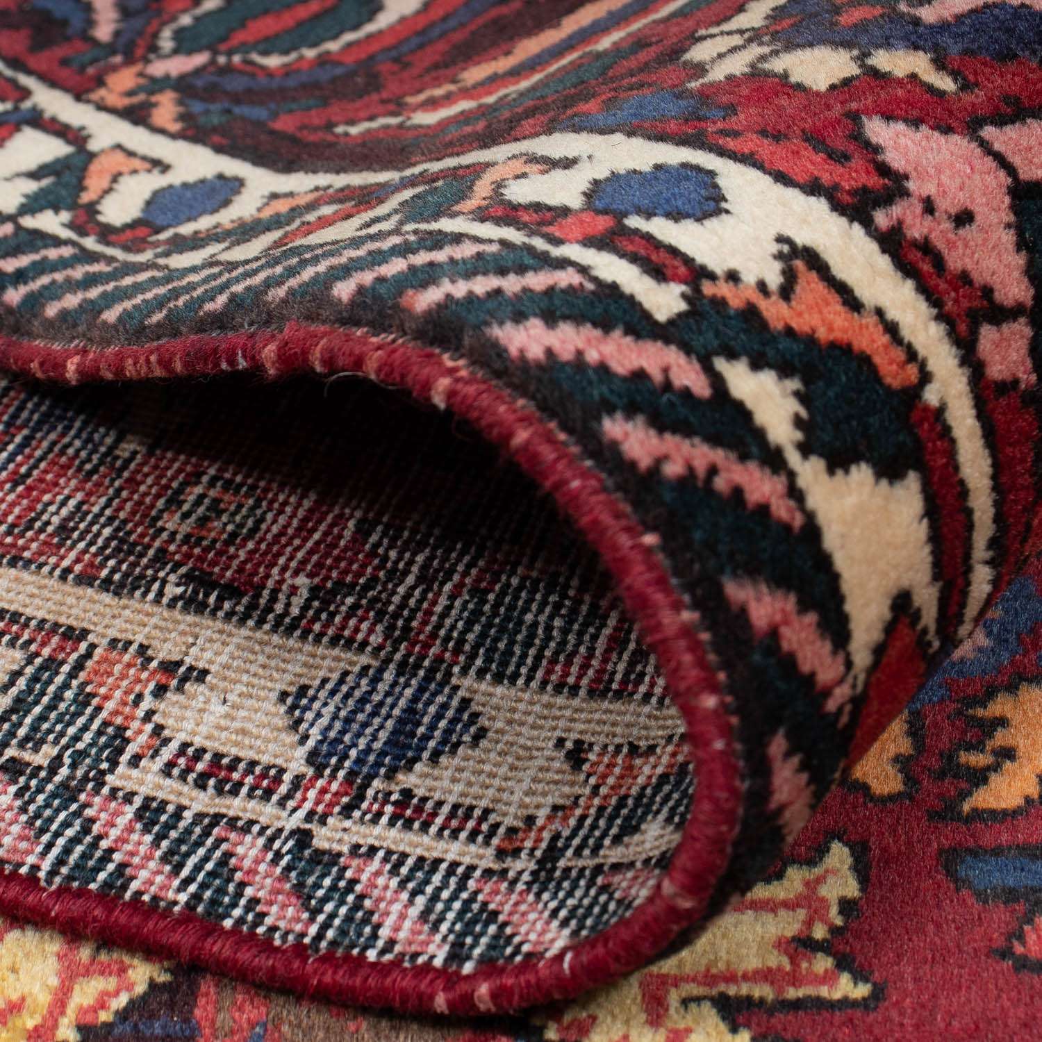 Persisk tæppe - Nomadisk - 305 x 211 cm - rød
