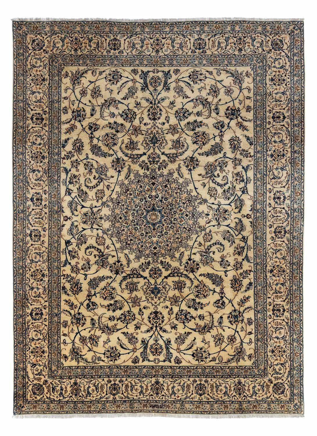 Tapis persan - Nain - Royal - 338 x 247 cm - beige