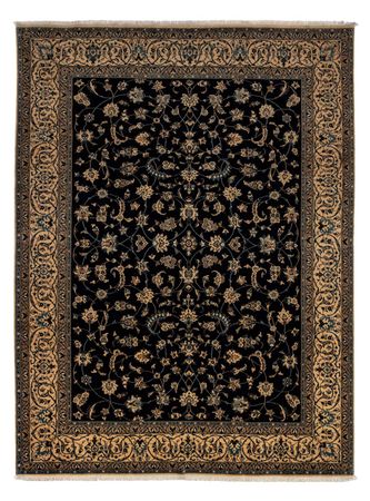 Tapis persan - Nain - Royal - 342 x 246 cm - noir