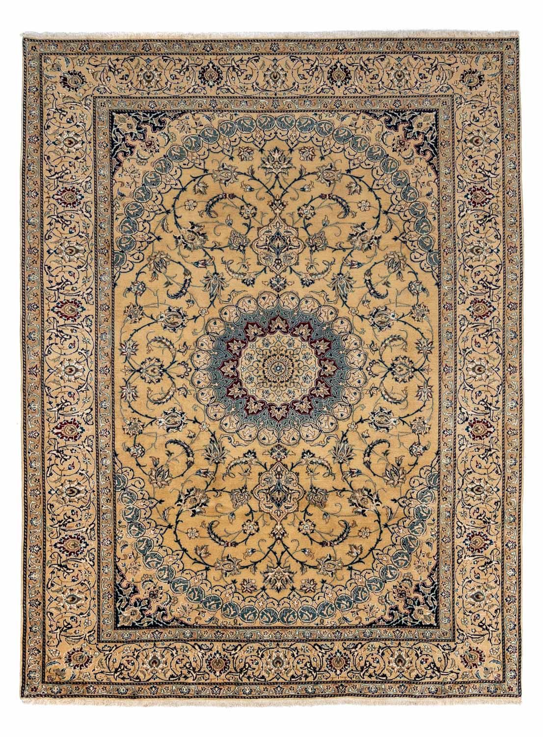 Perzisch tapijt - Nain - Koninklijk - 335 x 246 cm - beige