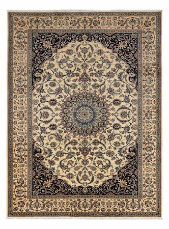 Persisk matta - Nain - Royal - 353 x 252 cm - mörk beige