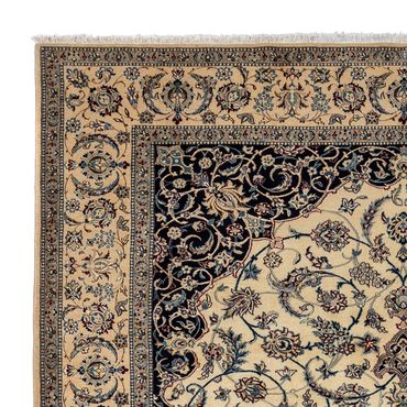 Tapis persan - Nain - Royal - 353 x 252 cm - beige foncé