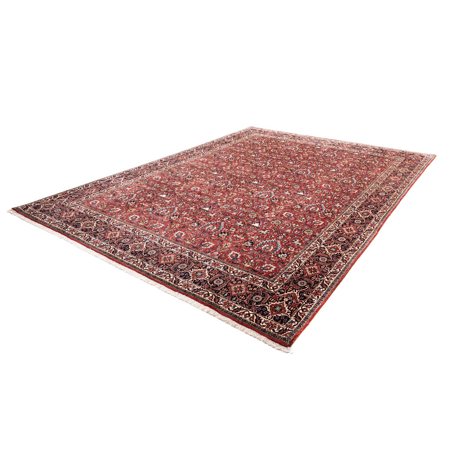 Alfombra persa - Bidjar - 346 x 250 cm - rojo