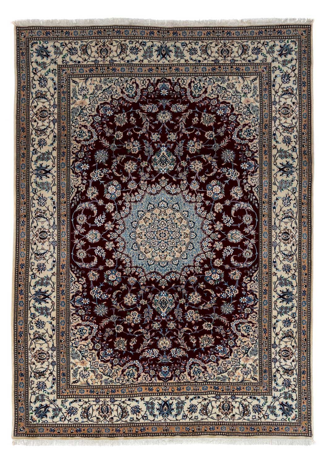 Perser Rug - Nain - Royal - 337 x 240 cm - dark red