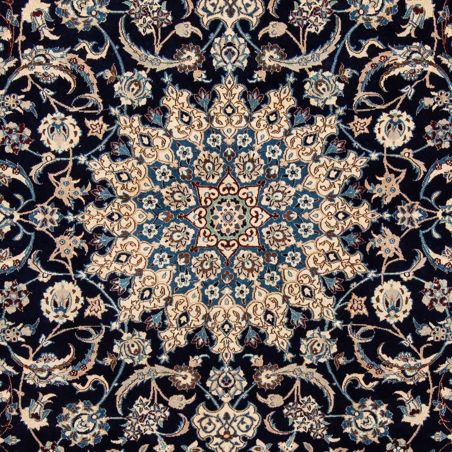 Alfombra Persa - Nain - Real - 309 x 203 cm - negro