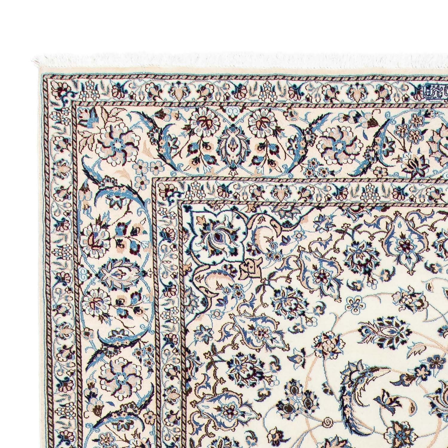 Tapis persan - Nain - Royal - 302 x 198 cm - beige