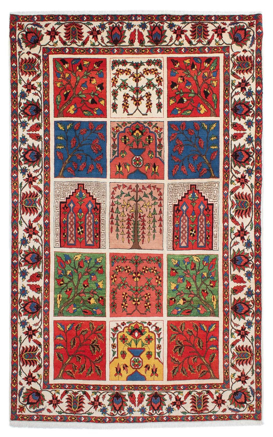 Alfombra persa - Nómada - 330 x 202 cm - multicolor