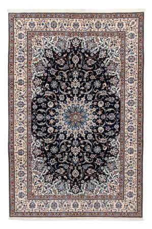 Tapis persan - Nain - Royal - 302 x 203 cm - noir