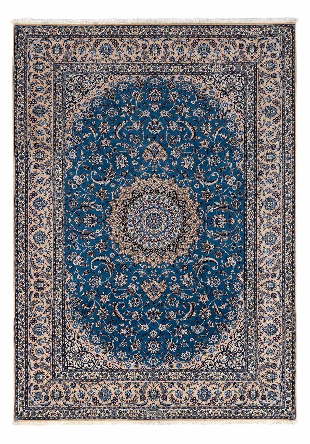 Alfombra Persa - Nain - Real - 345 x 255 cm - azul