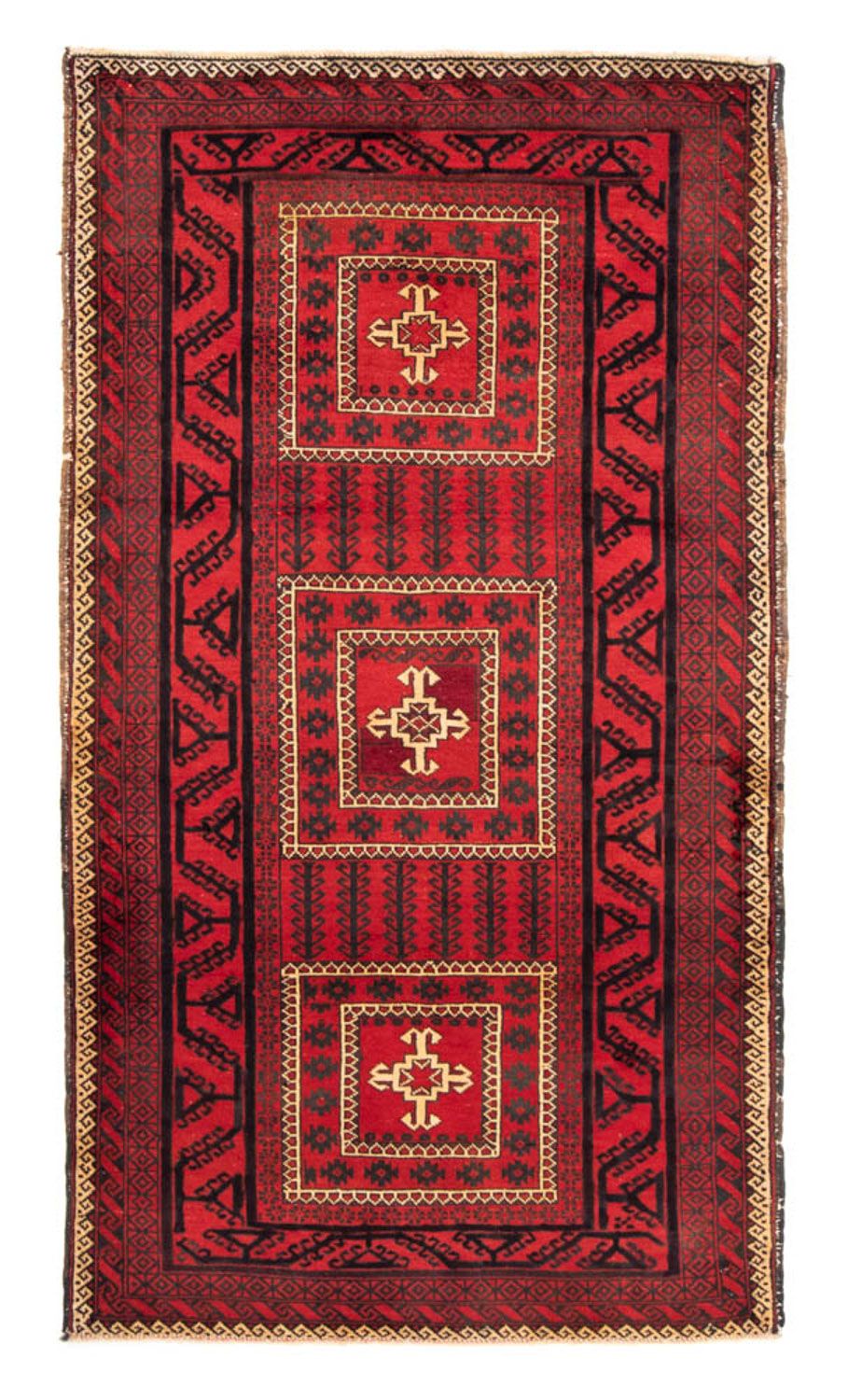 Tappeto corsia Tappeto Belutsch - 224 x 119 cm - rosso