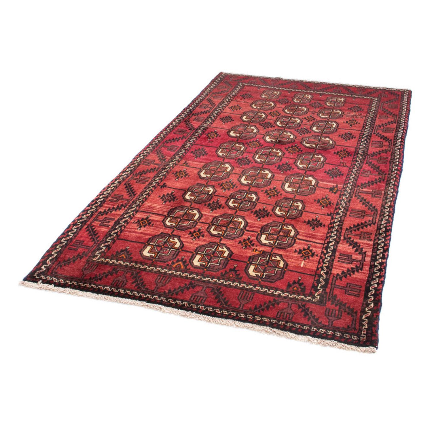 Loper Baluch tapijt - 200 x 112 cm - veelkleurig