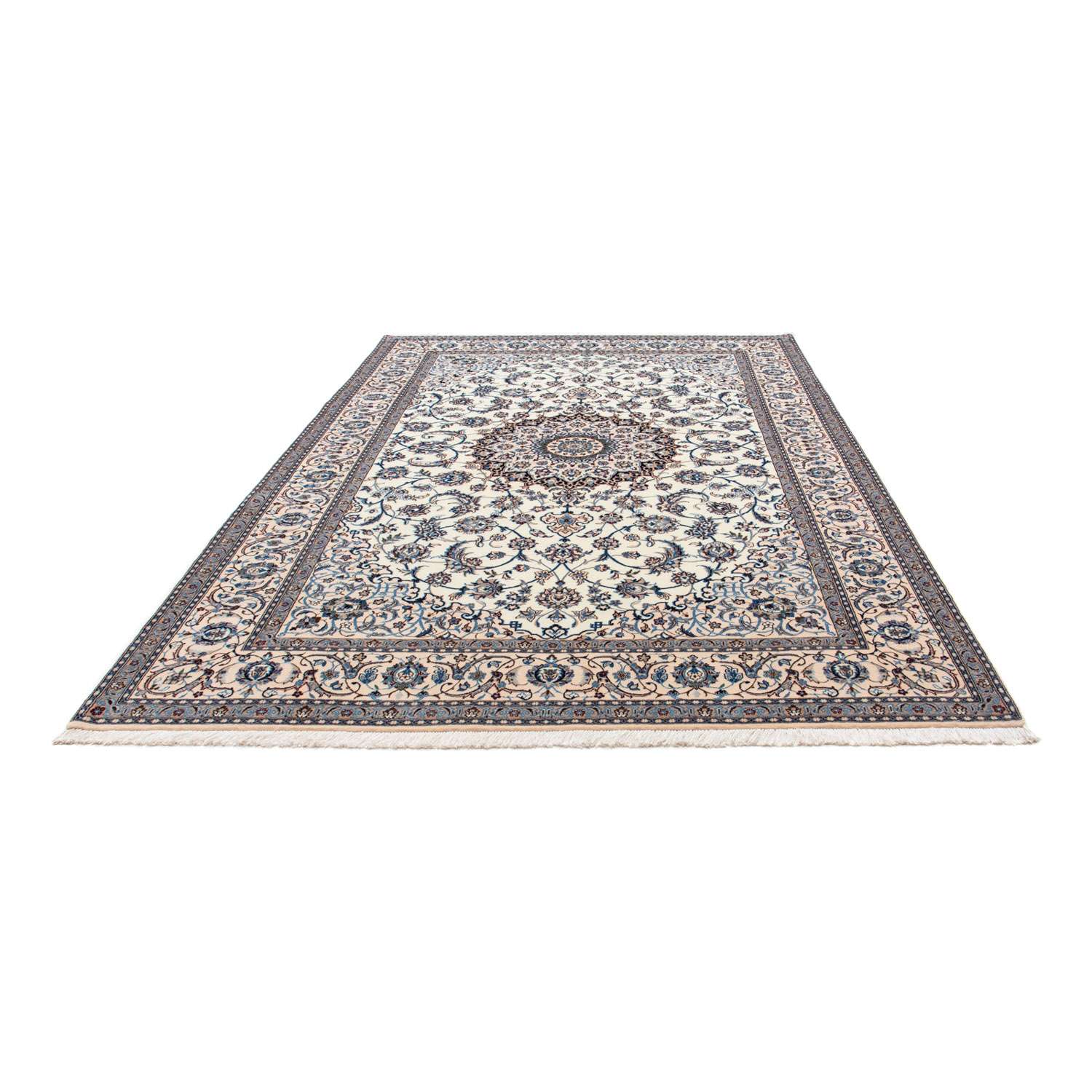 Perzisch tapijt - Nain - Koninklijk - 300 x 208 cm - beige