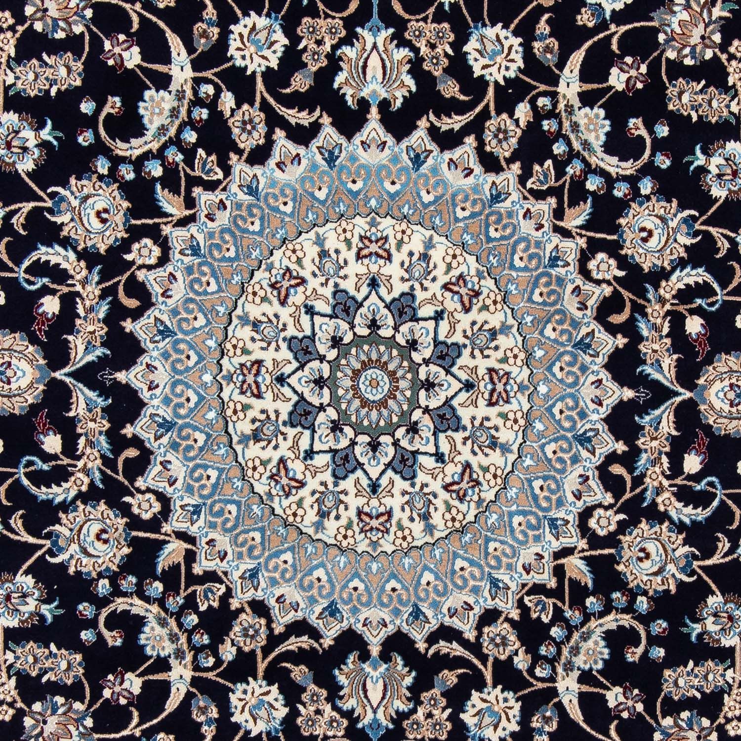 Tapis persan - Nain - Royal - 302 x 200 cm - noir